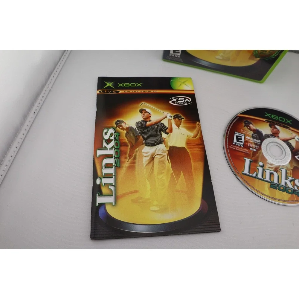 Links 2004 (Microsoft Xbox 2003) CIB Complete Tested and Working Great Condition
